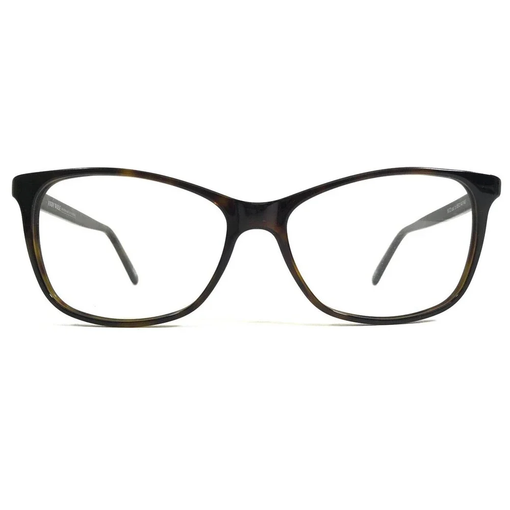 Andy Wolf Eyeglasses Frames 5072 col.b Brown Tortoise Cat Eye Full Rim 55-14-140